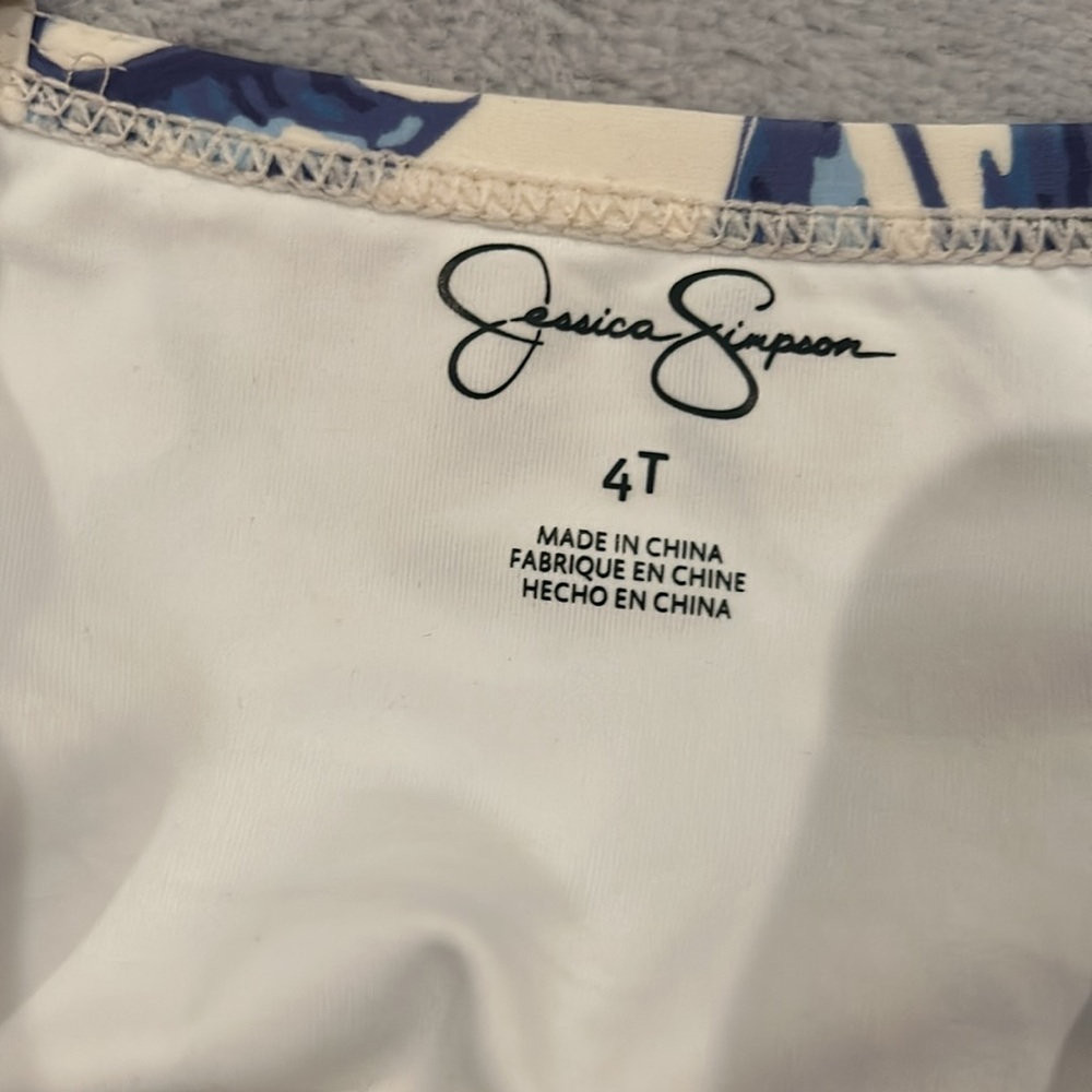 NWOT Jessica Simpson Girls Swimsuit Top - Picture 3 of 4